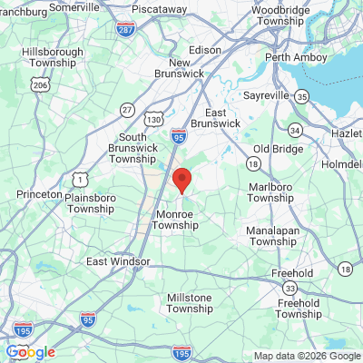 Map to  office in Township Of Monroe, NJ