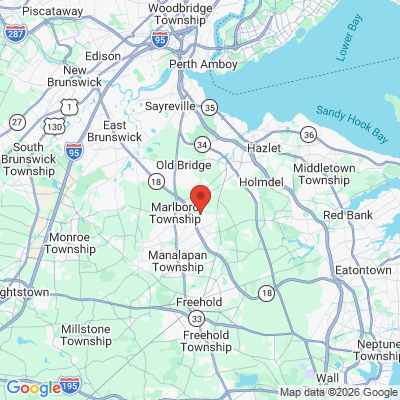 Map to  office in Morganville, NJ