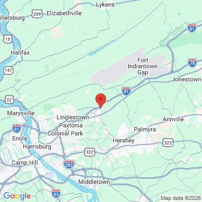 Map to  office in Harrisburg, PA