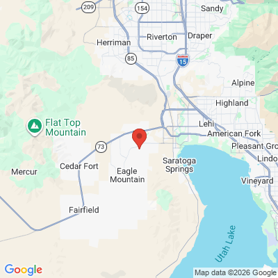 Map to  office in Eagle Mountain, UT