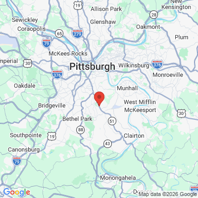 Map to  office in Pittsburgh, PA