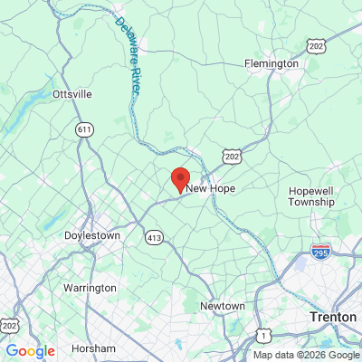 Map to  office in New Hope, PA