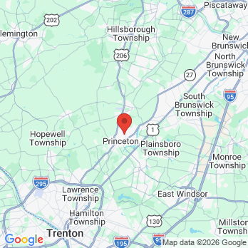 Map to DenTull office in Princeton, NJ