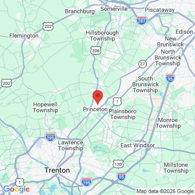 Map to DenTull office in Princeton, NJ