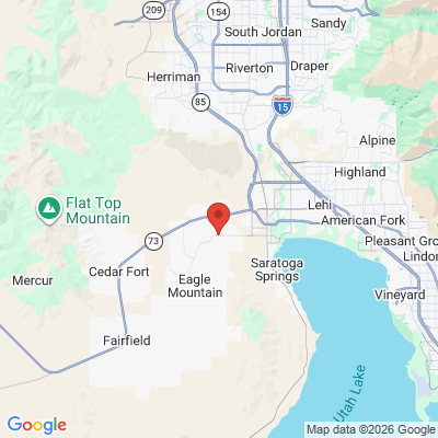 Map to  office in Eagle Mountain, UT