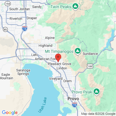 Map to  office in Pleasant Grove, UT