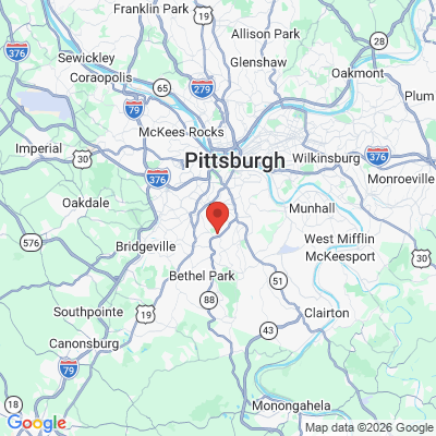 Map to  office in Pittsburgh, PA