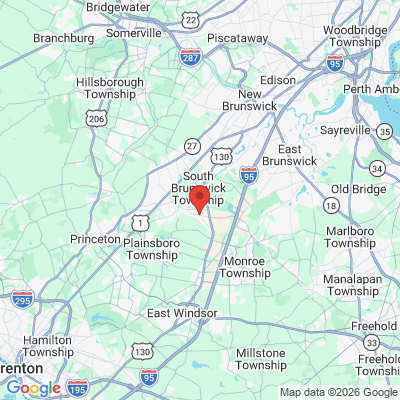 Map to  office in Dayton, NJ