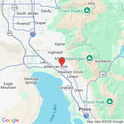 Map to  office in American Fork, UT