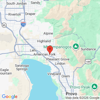 Map to GP Dental & Associates office in American Fork, UT