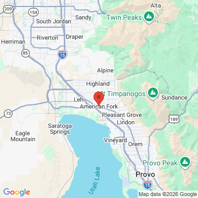 Map to  office in American Fork, UT