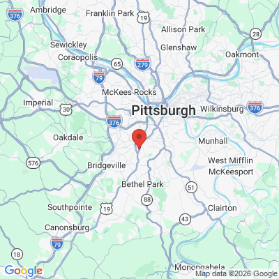 Map to  office in Pittsburgh, PA