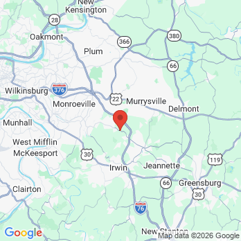 Map to Best Family Dental Care, LLC office in Trafford, PA