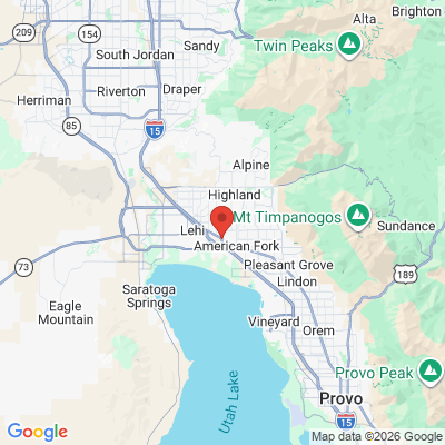 Map to  office in American Fork, UT