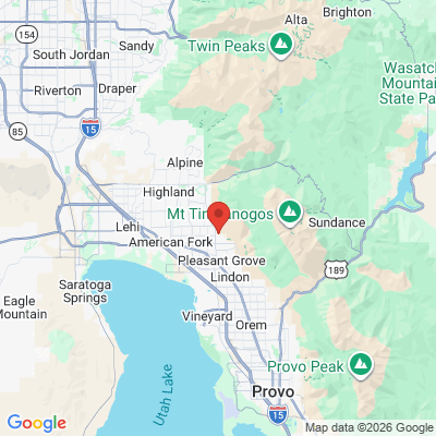 Map to  office in Cedar Hills, UT