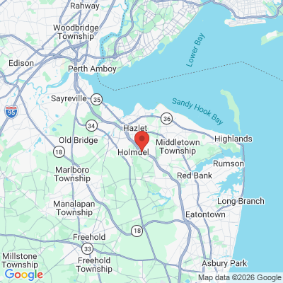 Map to  office in Holmdel, NJ