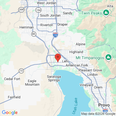 Map to  office in Lehi, UT