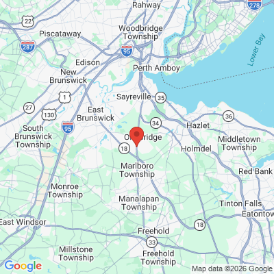 Map to  office in Old Bridge, NJ