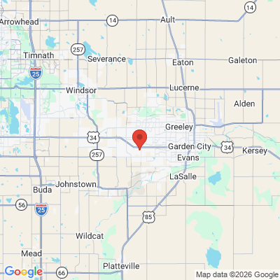 Map to  office in Greeley, CO