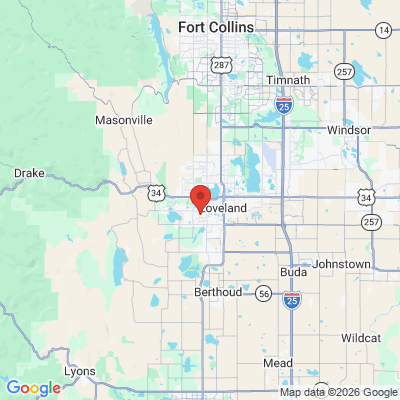 Map to  office in Loveland, CO