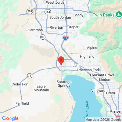 Map to  office in Saratoga Springs, UT