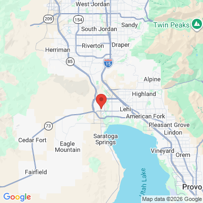 Map to  office in Saratoga Springs, UT