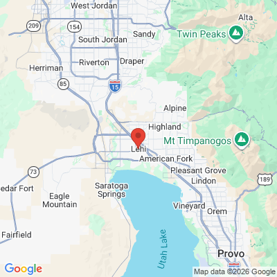 Map to  office in Lehi, UT