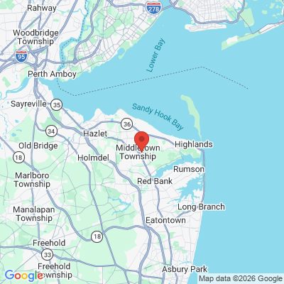 Map to  office in Middletown, NJ