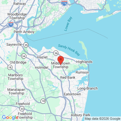 Map to  office in Middletown, NJ