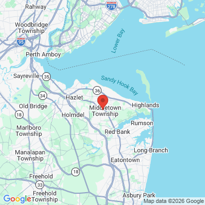 Map to  office in Middletown, NJ