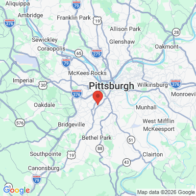 Map to  office in Pittsburgh, PA