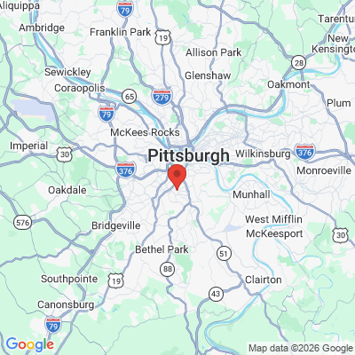 Map to  office in Pittsburgh, PA