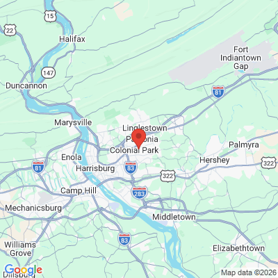 Map to  office in Harrisburg, PA