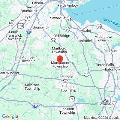 Map to  office in Manalapan, NJ