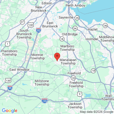 Map to  office in Englishtown, NJ