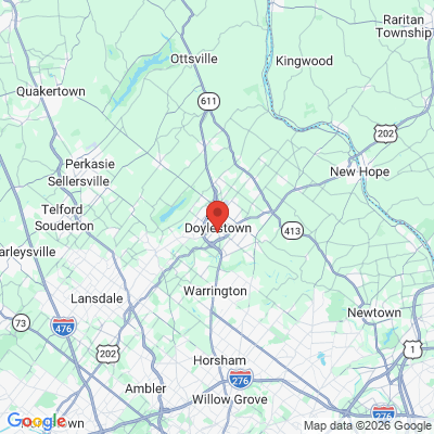 Map to  office in Doylestown, PA