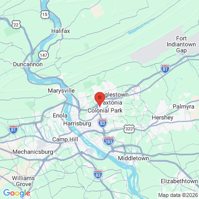 Map to  office in Harrisburg, PA