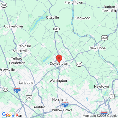 Map to  office in Doylestown, PA
