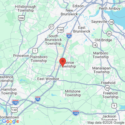 Map to  office in Township Of Monroe, NJ