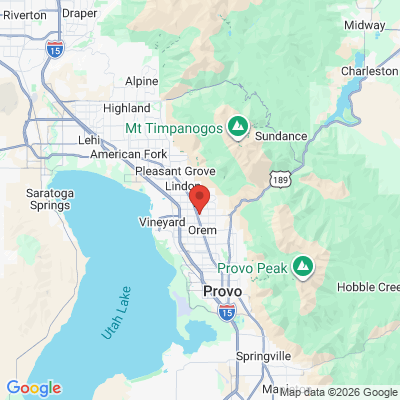Map to  office in Orem, UT