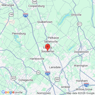 Map to  office in Souderton, PA
