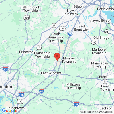 Map to  office in Cranbury, NJ