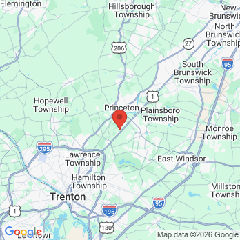 Map to Canal Vista Family Dental office in Princeton, NJ