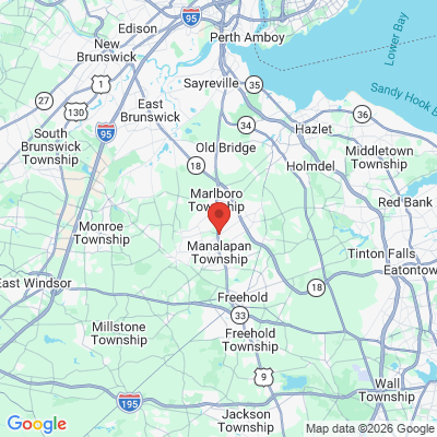 Map to  office in Manalapan, NJ