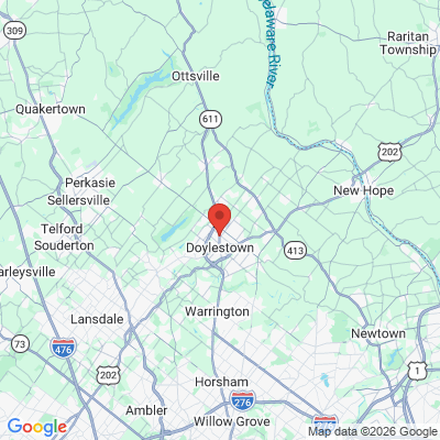 Map to  office in Doylestown, PA