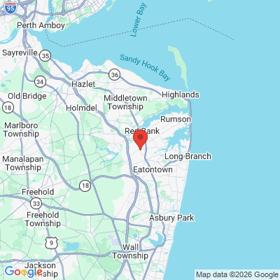 Map to  office in Tinton Falls, NJ