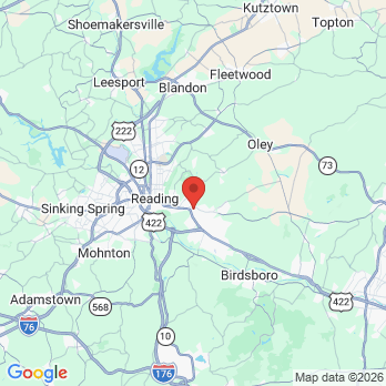 Map to Affordable Dental Solutions - Reading office in Reading, PA