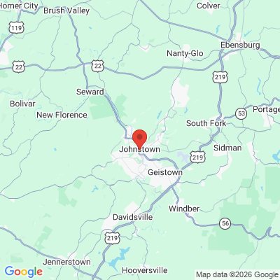 Map to  office in Johnstown, PA