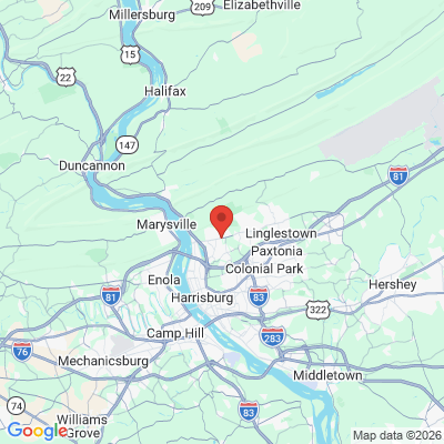 Map to  office in Harrisburg, PA