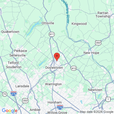 Map to  office in Doylestown, PA
